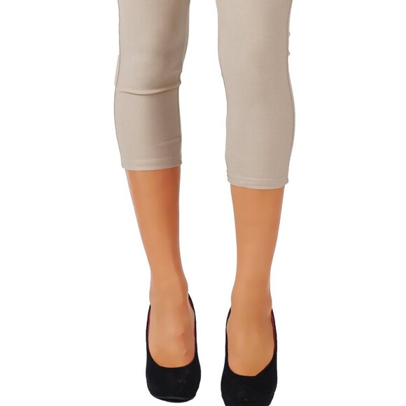 Jean Look Cotton Blend Jeggings Tights Slimming - Picture 3 of 5